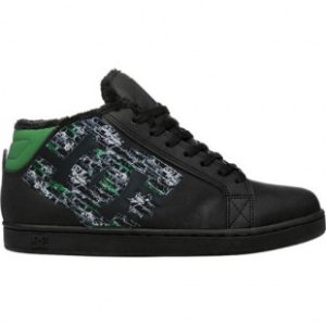 Dc Shoes | Dc Court Graffik Mid Wr Fur Lined Shoe - Black Green