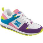 Dc Shoes | Dc Ladies A-260 Shoe - White Crazy Pink Turquoise