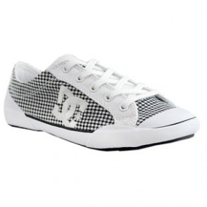 Dc Shoes | Dc Ladies Chelsea Zero Low Se Shoe - White Black Checker