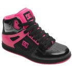 Dc Shoes | Dc Ladies Rebound Hi Shoe - Black Crazy Pink Black