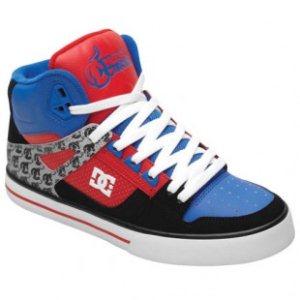 Dc Shoes | Dc Spartan High Wc Nitro Circus Shoe - Black Royal Athletic Red