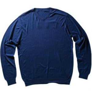Dc Sweater | Dc Lafferty V Neck Sweater - Estate Blue
