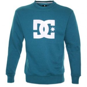 Dc Sweater | Dc Star Crew Sweatshirt - Pacific Blue