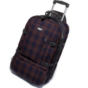 Eastpak Luggage | Eastpak Archer 65 - Blue Brown Check