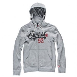 Element Hoody | Element Slick Zip Hoodie - Grey Heather