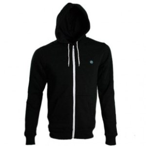 Element Hoody | Element Smith V Zip Hoodie - Black