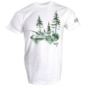 Element T Shirt | Element Final Outcome Military Ss T Shirt - White