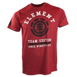 Element T Shirt | Element University Ss T Shirt - Red