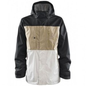 Four Square Jackets | Four Square Classic Snowboard Jacket - Black Top ~ Grain