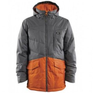 Four Square Jackets | Four Square Foreman Snowboard Jacket - Cast Iron ~ Safety Orange