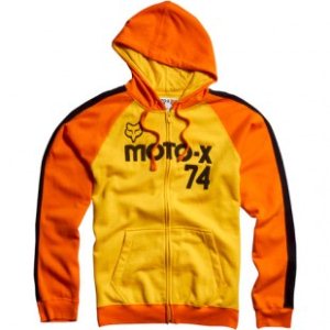 Fox Racing Hoody | Fox Classic Combo Zip Hoodie - Gold