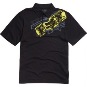 Fox Racing Polo Shirt | Fox Brazzer Polo Shirt - Black