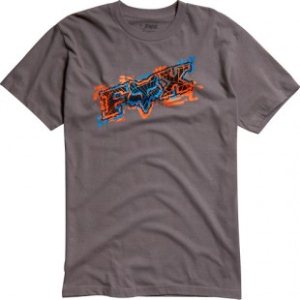 Fox Racing T Shirt | Fox Alarmed Ss T Shirt - Dark Grey