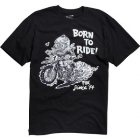 Fox Racing T Shirt | Fox Born To Ride Ss T Shirt - Black