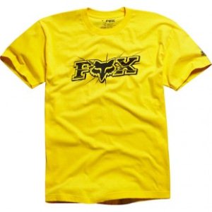 Fox Racing T Shirt | Fox Tempered Ss T Shirt - Yellow