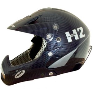 Hammer Helmet 2010 | Hmr Full Face Boarder X Helmet - Real Carbon Blue Design