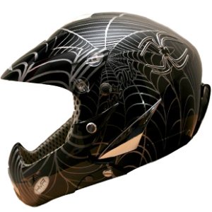 Hammer Helmet 2010 | Hmr Full Face Boarder X Helmet - Spider Black Design