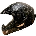 Hammer Helmet 2010 | Hmr Full Face Boarder X Helmet - Spider Black Design