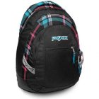 Jansport Rucksack | Jansport Trinity Backpack - Black Cabesa Blue Perry Plaid