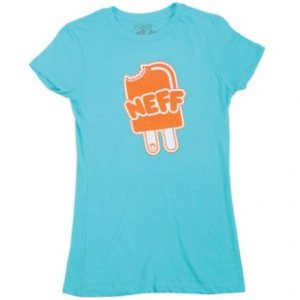 Neff T-Shirts | Neff Neffsicle Womens T Shirt - Tahiti Blue