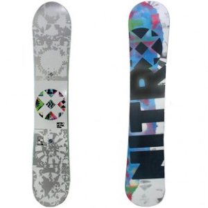 Nitro Snowboard | Nitro Lectra 149 Snowboard - White Silver