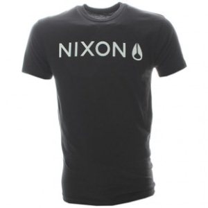 Nixon T Shirt | Nixon Basis T Shirt - Black Charcoal