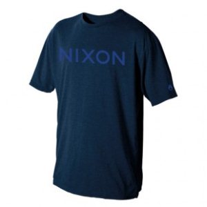 Nixon T Shirt | Nixon Wordmark T Shirt - Navy Heather