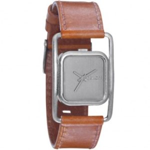 Nixon Watch | Nixon Dynasty Leather Womens Watch - Saddle