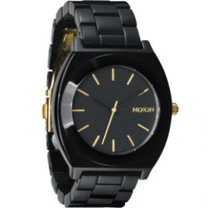 Nixon Watch | Nixon Time Teller Acetate Womens Watch - All Black Gold