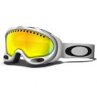 Oakley Ski Goggles | Oakley A Frame Ski Goggles - Matte White ~ Fire Polarised
