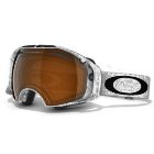 Oakley Ski Goggles | Oakley Airbrake Ski Goggles - White Factory Text ~ Black Irid And Persimmon