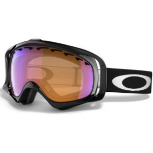 Oakley Ski Goggles | Oakley Crowbar Ski Goggles - Jet Black ~ Hi Persimmon