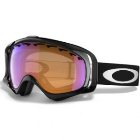 Oakley Ski Goggles | Oakley Crowbar Ski Goggles - Jet Black ~ Hi Persimmon