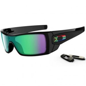 Oakley Sunglasses | Oakley Batwolf South Africa Flag Sunglasses - Black Ink ~ Jade Iridium
