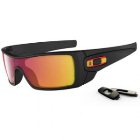 Oakley Sunglasses | Oakley Batwolf Spain Flag Sunglasses – Matte Black ~ Ruby Iridium