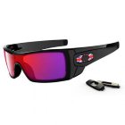 Oakley Sunglasses | Oakley Batwolf Uk Flag Sunglasses - Polished Black ~ Positive Red Iridium