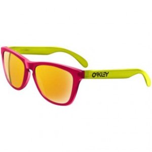 Oakley Sunglasses | Oakley Blacklight Frogskin Sunglasses - Pink Yellow ~ 24K Gold Iridium