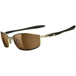 Oakley Sunglasses | Oakley Blender Sunglasses - Polished Gold Ghost Text ~ Dark Bronze