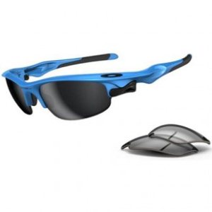 Oakley Sunglasses | Oakley Fast Jacket Sunglasses - Sky Blue ~ Black Iridium