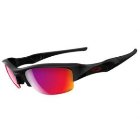 Oakley Sunglasses | Oakley Flak Jacket Oo Polarised Sunglasses - Polished Black ~ Red Iridium