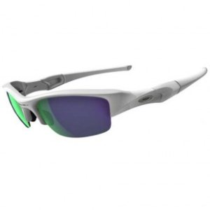 Oakley Sunglasses | Oakley Flak Jacket Sunglasses - Matte White ~ Jade Iridium