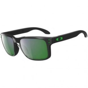 Oakley Sunglasses | Oakley Moto Gp Holbrook Sunglasses - Polished Black ~ Emerald Iridium