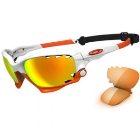 Oakley Sunglasses | Oakley Racing Jacket Sunglasses - Matte White ~Fire Iridium ~ Persimmon