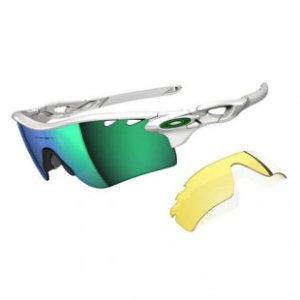 Oakley Sunglasses | Oakley Radarlock Path Sunglasses - Polished White ~ Jade Iridium