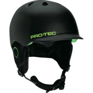 Protec Helmet | Pro-Tec Riot Snow Helmet - Matte Black Green