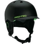 Protec Helmet | Pro-Tec Riot Snow Helmet - Matte Black Green