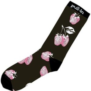 Pull In Socks | Pull-In Ladies Slim Socks - Creamblack