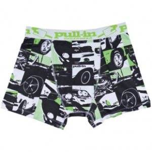 Pull In Underwear | Pull-In Fashion Cotton Boxer - Car