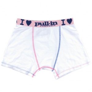 Pull In Underwear | Pull-In Fashion Cotton Boxer - White12