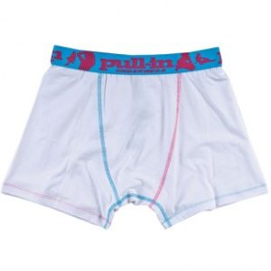 Pull In Underwear | Pull-In Fashion Cotton Boxer - White13